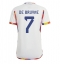 België Kevin De Bruyne #7 Uit tenue WK 2022 Korte Mouwen