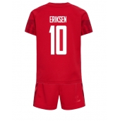 Denemarken Christian Eriksen #10 Thuis tenue voor kinderen WK 2022 Korte Mouwen (+ broek)