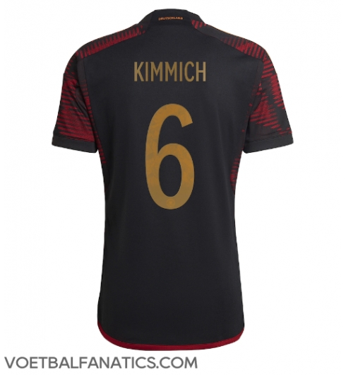 Duitsland Joshua Kimmich #6 Uit tenue WK 2022 Korte Mouwen