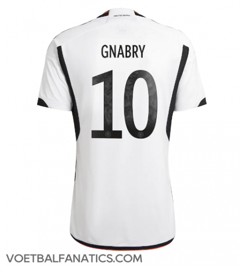 Duitsland Serge Gnabry #10 Thuis tenue WK 2022 Korte Mouwen