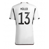 Duitsland Thomas Muller #13 Thuis tenue WK 2022 Korte Mouwen