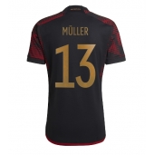 Duitsland Thomas Muller #13 Uit tenue WK 2022 Korte Mouwen
