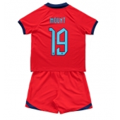 Engeland Mason Mount #19 Uit tenue voor kinderen WK 2022 Korte Mouwen (+ broek)