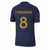 Frankrijk Aurelien Tchouameni #8 Thuis tenue WK 2022 Korte Mouwen