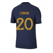 Frankrijk Kingsley Coman #20 Thuis tenue WK 2022 Korte Mouwen