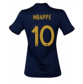 Frankrijk Kylian Mbappe #10 Thuis tenue voor Dames WK 2022 Korte Mouwen