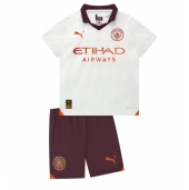 Manchester City Uit tenue voor kinderen 2023-24 Korte Mouwen (+ broek)