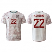 Mexico Hirving Lozano #22 Uit tenue WK 2022 Korte Mouwen