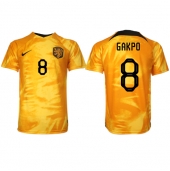 Nederland Cody Gakpo #8 Thuis tenue WK 2022 Korte Mouwen