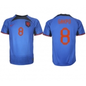 Nederland Cody Gakpo #8 Uit tenue WK 2022 Korte Mouwen