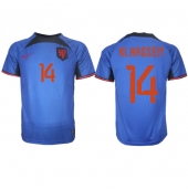 Nederland Davy Klaassen #14 Uit tenue WK 2022 Korte Mouwen