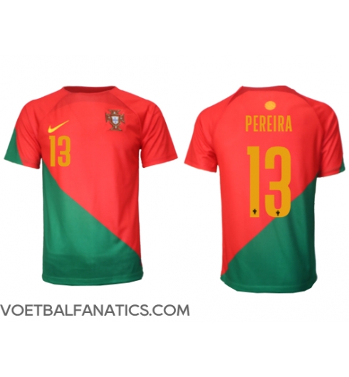 Portugal Danilo Pereira #13 Thuis tenue WK 2022 Korte Mouwen