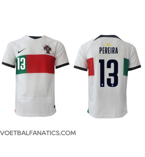 Portugal Danilo Pereira #13 Uit tenue WK 2022 Korte Mouwen