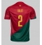 Portugal Diogo Dalot #2 Thuis tenue WK 2022 Korte Mouwen