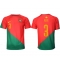 Portugal Pepe #3 Thuis tenue WK 2022 Korte Mouwen