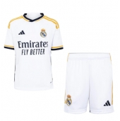 Real Madrid Thuis tenue voor kinderen 2023-24 Korte Mouwen (+ broek)