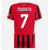 AC Milan Alvaro Morata #7 Thuis tenue voor Dames 2024-25 Korte Mouwen