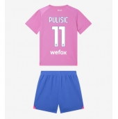 AC Milan Christian Pulisic #11 Derde tenue voor kinderen 2023-24 Korte Mouwen (+ broek)