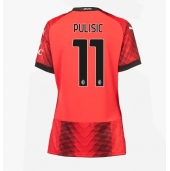 AC Milan Christian Pulisic #11 Thuis tenue voor Dames 2023-24 Korte Mouwen
