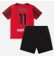 AC Milan Christian Pulisic #11 Thuis tenue voor kinderen 2023-24 Korte Mouwen (+ broek)