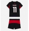 AC Milan Christian Pulisic #11 Thuis tenue voor kinderen 2025-26 Korte Mouwen (+ broek)
