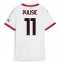 AC Milan Christian Pulisic #11 Uit tenue voor Dames 2024-25 Korte Mouwen