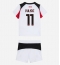 AC Milan Christian Pulisic #11 Uit tenue voor kinderen 2025-26 Korte Mouwen (+ broek)