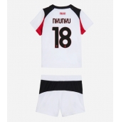 AC Milan Christopher Nkunku #18 Uit tenue voor kinderen 2025-26 Korte Mouwen (+ broek)