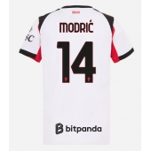 AC Milan Luka Modric #14 Uit tenue voor Dames 2025-26 Korte Mouwen