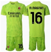 AC Milan Mike Maignan #16 Keeper Derde tenue voor kinderen 2024-25 Korte Mouwen (+ broek)
