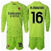 AC Milan Mike Maignan #16 Keeper Derde tenue voor kinderen 2024-25 Lange Mouwen (+ broek)