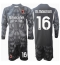 AC Milan Mike Maignan #16 Keeper Thuis tenue voor kinderen 2024-25 Lange Mouwen (+ broek)