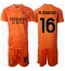 AC Milan Mike Maignan #16 Keeper Uit tenue voor kinderen 2024-25 Korte Mouwen (+ broek)