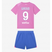 AC Milan Olivier Giroud #9 Derde tenue voor kinderen 2023-24 Korte Mouwen (+ broek)