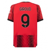 AC Milan Olivier Giroud #9 Thuis tenue 2023-24 Korte Mouwen