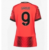AC Milan Olivier Giroud #9 Thuis tenue voor Dames 2023-24 Korte Mouwen