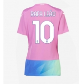 AC Milan Rafael Leao #10 Derde tenue voor Dames 2023-24 Korte Mouwen