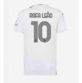 AC Milan Rafael Leao #10 Uit tenue voor Dames 2023-24 Korte Mouwen