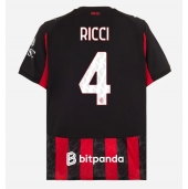 AC Milan Samuele Ricci #4 Thuis tenue 2025-26 Korte Mouwen