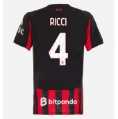AC Milan Samuele Ricci #4 Thuis tenue voor Dames 2025-26 Korte Mouwen