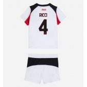 AC Milan Samuele Ricci #4 Uit tenue voor kinderen 2025-26 Korte Mouwen (+ broek)
