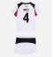 AC Milan Samuele Ricci #4 Uit tenue voor kinderen 2025-26 Korte Mouwen (+ broek)