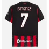 AC Milan Santiago Gimenez #7 Thuis tenue 2025-26 Korte Mouwen