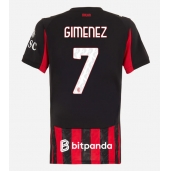 AC Milan Santiago Gimenez #7 Thuis tenue voor Dames 2025-26 Korte Mouwen