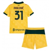 AC Milan Strahinja Pavlovic #31 Derde tenue voor kinderen 2025-26 Korte Mouwen (+ broek)