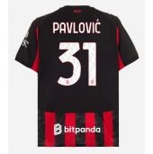 AC Milan Strahinja Pavlovic #31 Thuis tenue 2025-26 Korte Mouwen