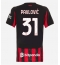 AC Milan Strahinja Pavlovic #31 Thuis tenue voor Dames 2025-26 Korte Mouwen
