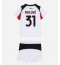 AC Milan Strahinja Pavlovic #31 Uit tenue voor kinderen 2025-26 Korte Mouwen (+ broek)