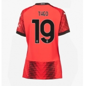 AC Milan Theo Hernandez #19 Thuis tenue voor Dames 2023-24 Korte Mouwen
