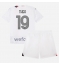 AC Milan Theo Hernandez #19 Uit tenue voor kinderen 2023-24 Korte Mouwen (+ broek)